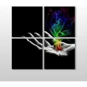 Technopa Gücün Simgesi 120x120 cm Kanvas Tablo