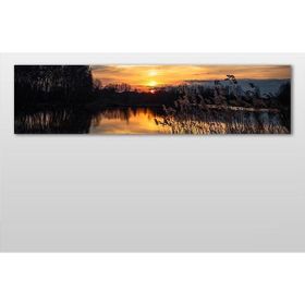 Technopa Gün Batımı 270x90 cm Kanvas Tablo