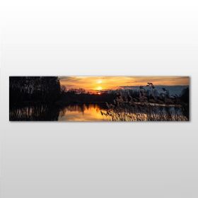 Technopa Gün Batımı 270x90 cm Kanvas Tablo