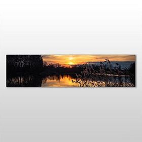 Technopa Gün Batımı 300x100 cm Kanvas Tablo