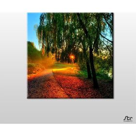 Technopa Güneşin Dokunuşu 110x110 cm Kanvas Tablo