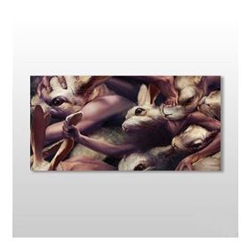 Technopa Hamster 160x80 cm Kanvas Tablo