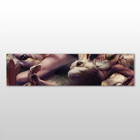 Technopa Hamster 240x80 cm Kanvas Tablo