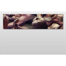 Technopa Hamster 270x90 cm Kanvas Tablo