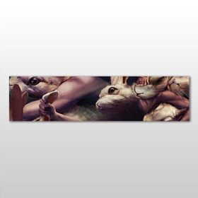 Technopa Hamster 300x100 cm Kanvas Tablo