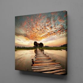 Technopa İskele 140x140 cm Kanvas Tablo
