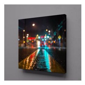 Technopa Islak Yol 120x120 cm Kanvas Tablo