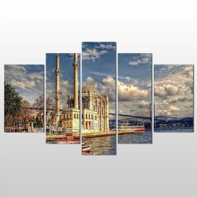 Technopa Istanbul Boğazı 140x80 cm Kanvas Tablo