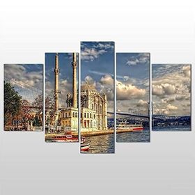 Technopa Istanbul Boğazı 140x80 cm Kanvas Tablo