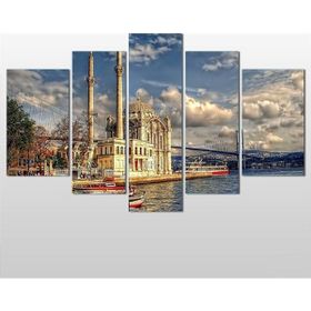 Technopa Istanbul Boğazı 172x100 cm Kanvas Tablo