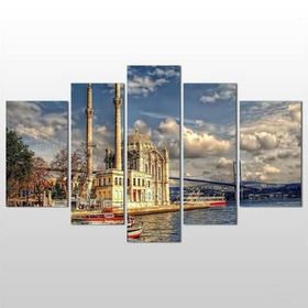 Technopa Istanbul Boğazı 260x150 cm Kanvas Tablo
