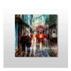 Technopa Istanbul Ortanyal 25x25 cm Kanvas Tablo