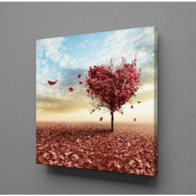 Technopa Kalp Büyüsü 40x40 cm Kanvas Tablo