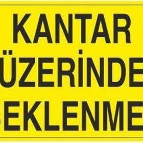 Technopa Kantar Üzerinde Beklenmez Uyarı Levhası