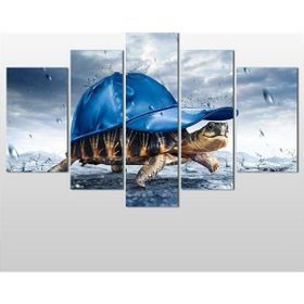 Technopa Kaplumbağa 172x100 cm Kanvas Tablo
