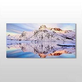 Technopa Karlı Dağ 140x70 cm Kanvas Tablo