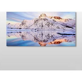 Technopa Karlı Dağ 180x90 cm Kanvas Tablo