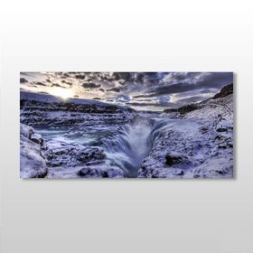 Technopa Karlı Zirve 60x30 cm Kanvas Tablo