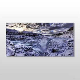 Technopa Karlı Zirve 80x40 cm Kanvas Tablo