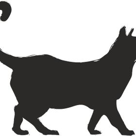 Technopa Kedi 70 cm Folyo Duvar Stickerı