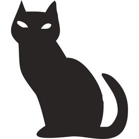 Technopa Kedi 70 cm Folyo Duvar Stickerı