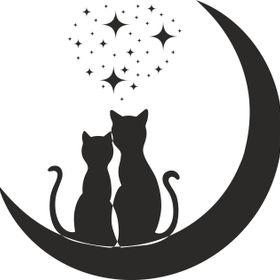 Technopa Kedi 80 cm Folyo Duvar Stickerı