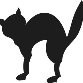 Technopa Kedi 90 cm Folyo Duvar Stickerı