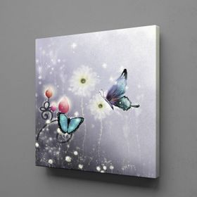 Technopa Kelebek 80x80 cm Kanvas Tablo