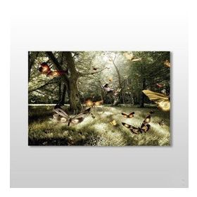 Technopa Kelebekler 150x100 cm Kanvas Tablo