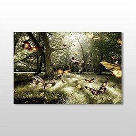 Technopa Kelebekler 75x50 cm Kanvas Tablo