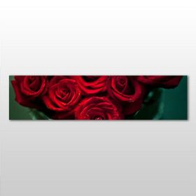 Technopa Kırmızı Gül 150x50 cm Kanvas Tablo