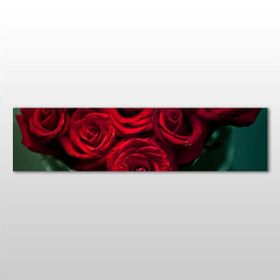 Technopa Kırmızı Gül 210x70 cm Kanvas Tablo