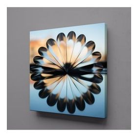 Technopa Kıvrımlar 100x100 cm Kanvas Tablo