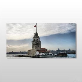 Technopa Kız Kulesi Istanbul 140x70 cm Kanvas Tablo
