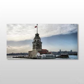 Technopa Kız Kulesi Istanbul 140x70 cm Kanvas Tablo