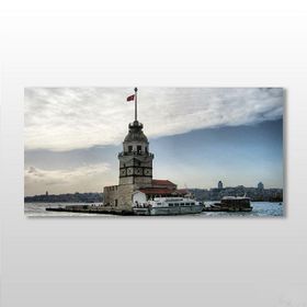 Technopa Kız Kulesi Istanbul 140x70 cm Kanvas Tablo