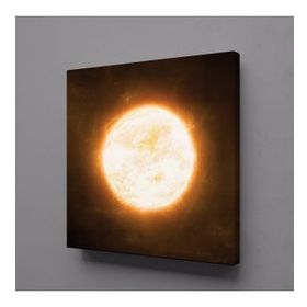 Technopa Kızgın Güneş Temalı 90x90 cm Kanvas Tablo