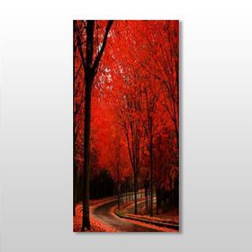 Technopa Kızıl Orman 140x210 cm Kanvas Tablo