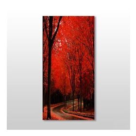 Technopa Kızıl Orman 20x30 cm Kanvas Tablo