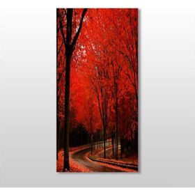 Technopa Kızıl Orman 60x90 cm Kanvas Tablo