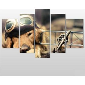 Technopa Köpek 225x130 cm Kanvas Tablo