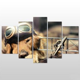 Technopa Köpek 245x140 cm Kanvas Tablo
