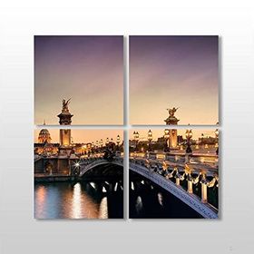 Technopa Köprü 150x150 cm Kanvas Tablo