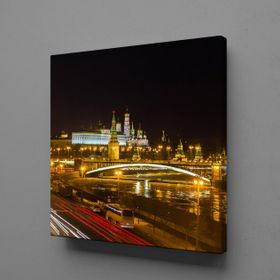 Technopa Köprü 150x150 cm Kanvas Tablo