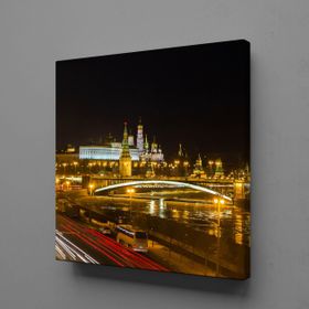 Technopa Köprü 80x80 cm Kanvas Tablo