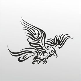 Technopa Kuş Deseni 100 cm Folyo Duvar Stickerı