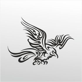 Technopa Kuş Deseni 80 cm Folyo Duvar Stickerı