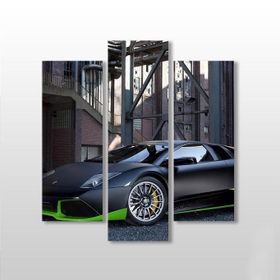 Technopa Lamborghini Araba 129x140 cm Kanvas Tablo