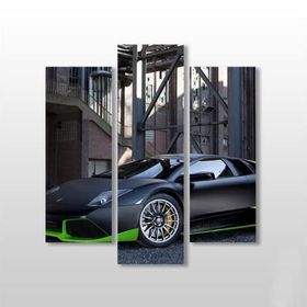 Technopa Lamborghini Araba 129x140 cm Kanvas Tablo