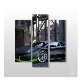 Technopa Lamborghini Araba 129x140 cm Kanvas Tablo